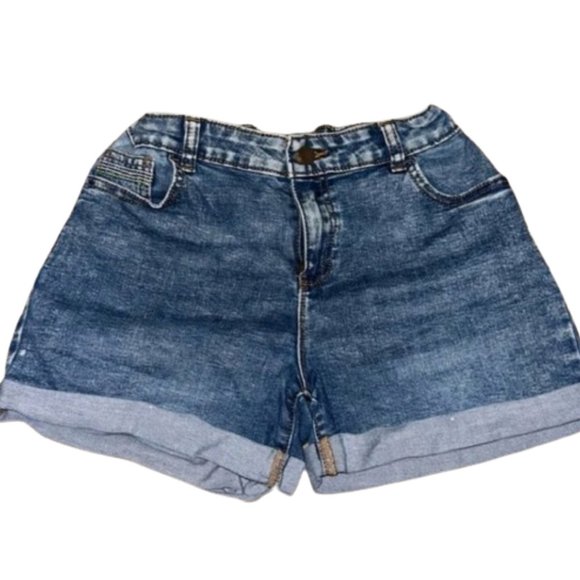 WONDER NATION Denim Shorts Kids Adjustable Waist-  Size XXL Kids - Picture 3 of 7